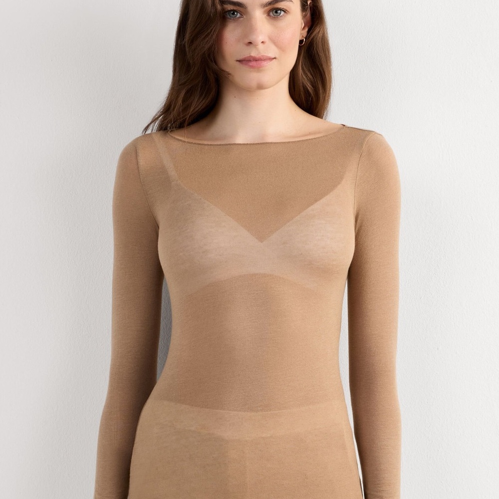 Intimissimi Boat Neck Modal Cashmere
Ultralight Top Toffee Brown